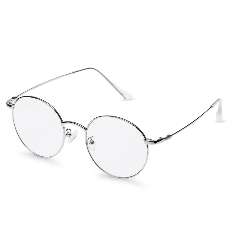 Lentes plateados hombre sale